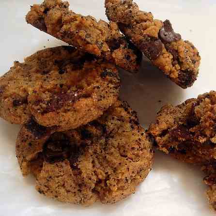 Peanut Butter Cookies with Candied Bacon