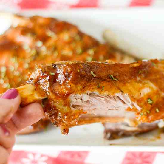 Instant Pot Ribs with Maple Glaze