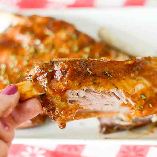 Instant Pot Ribs with Maple Glaze