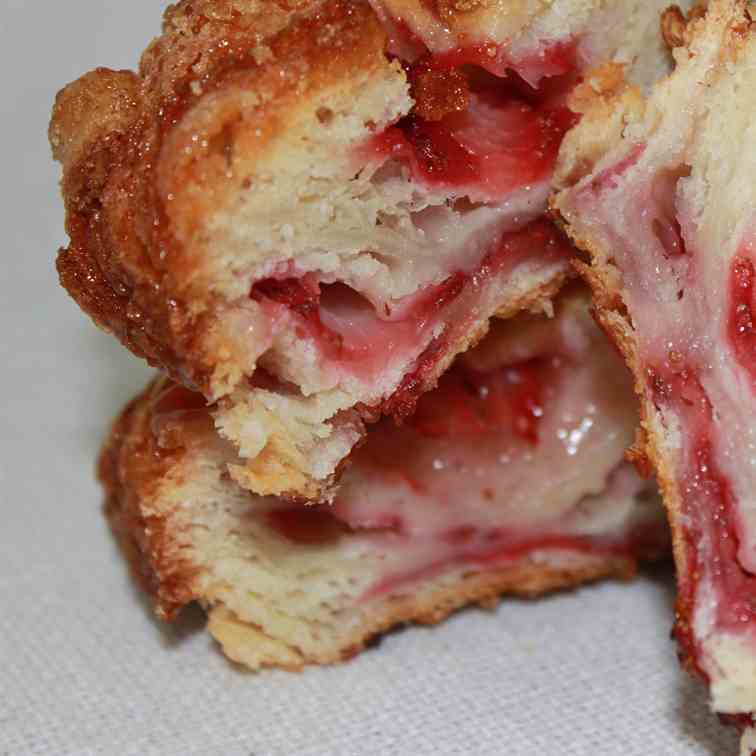 Strawberry Kouign Amann