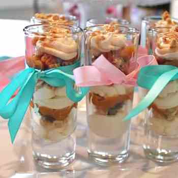 Caramel Apple Dessert Shots