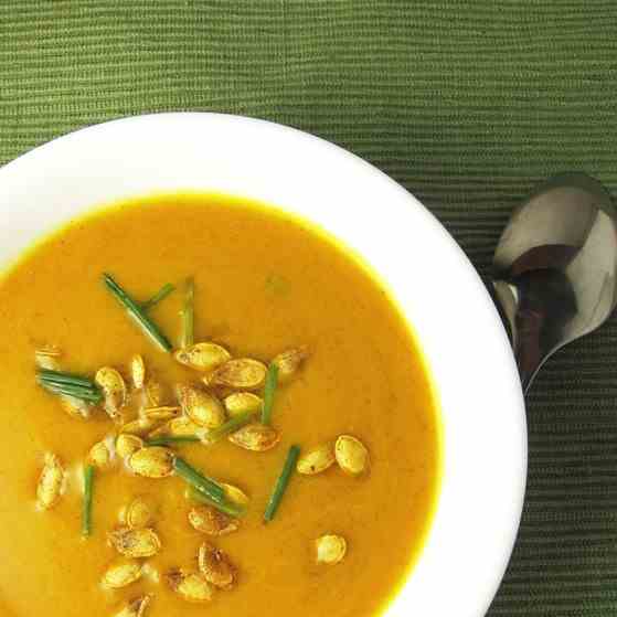 Coconut Curry Butternut Squash Soup