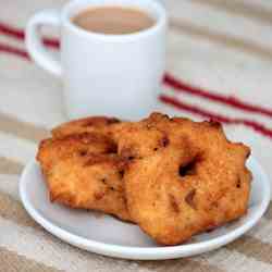 Black gram fritters or vada