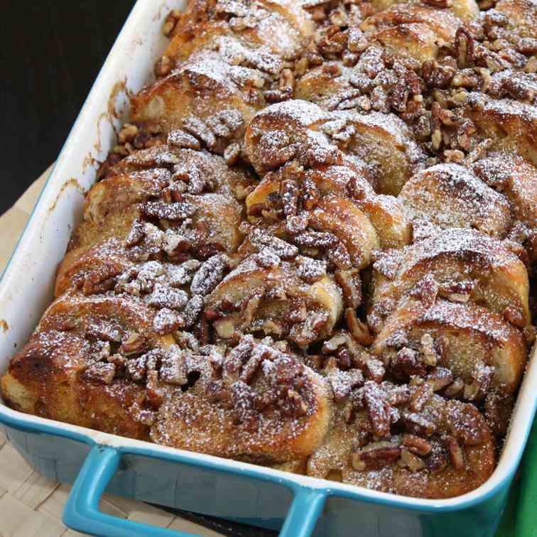 Overnight Praline French Toast