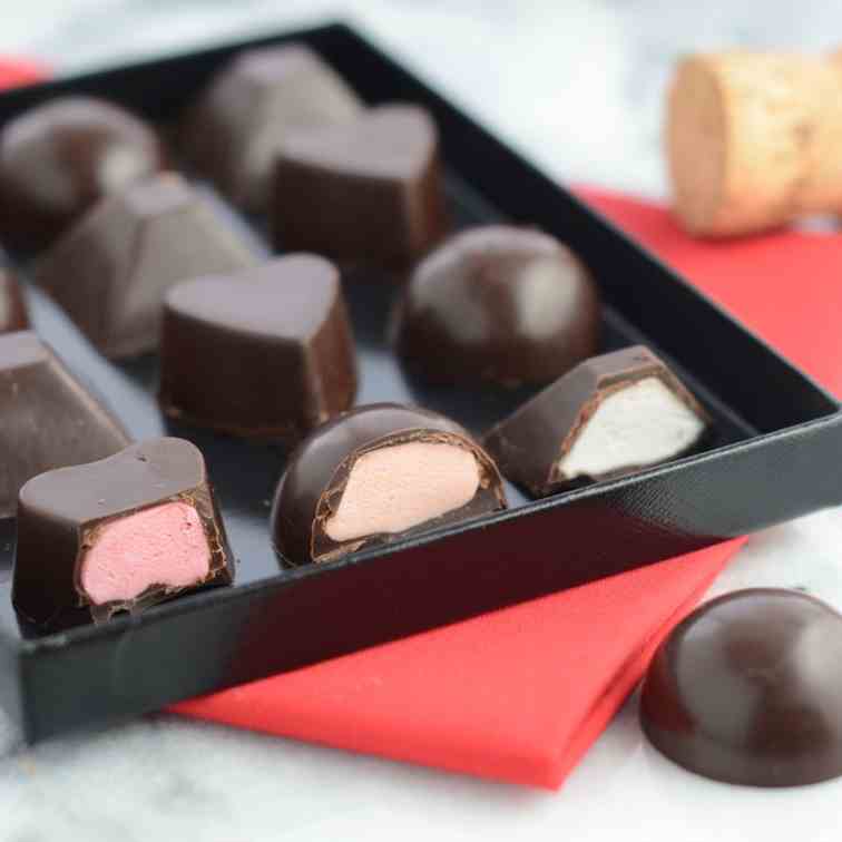 Fondant filled chocolates