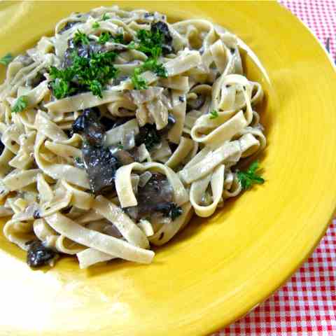 Mushroom Fontina Pasta