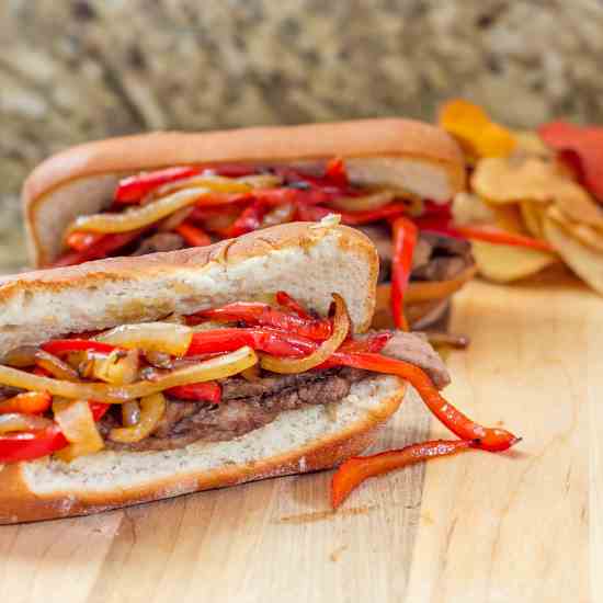 Steak & Pepper Sandwiches