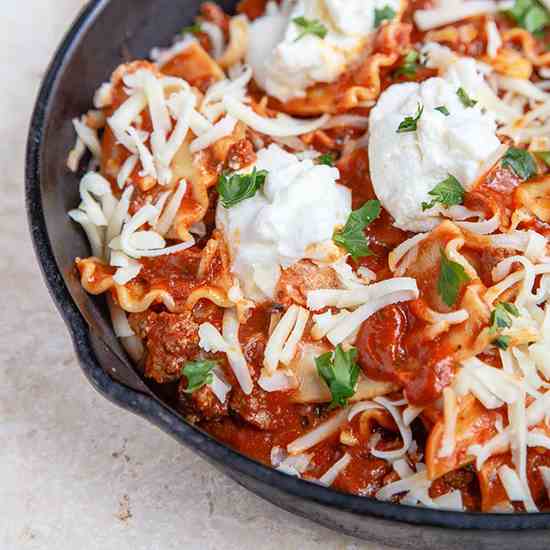 Skillet Lasagna