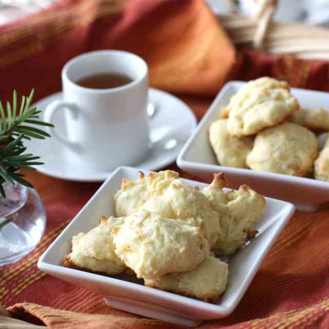 Orange & Coconut Tea Cookies