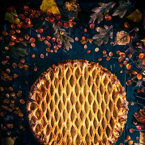 Sweet potatoes rustic tart