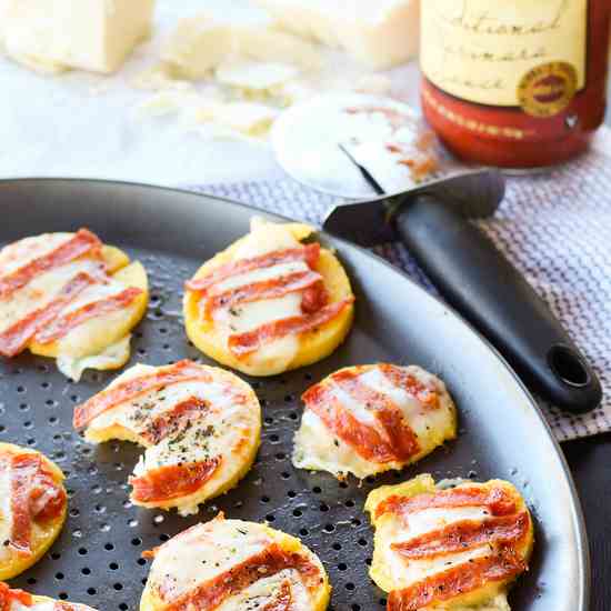 Polenta Pizza Bites