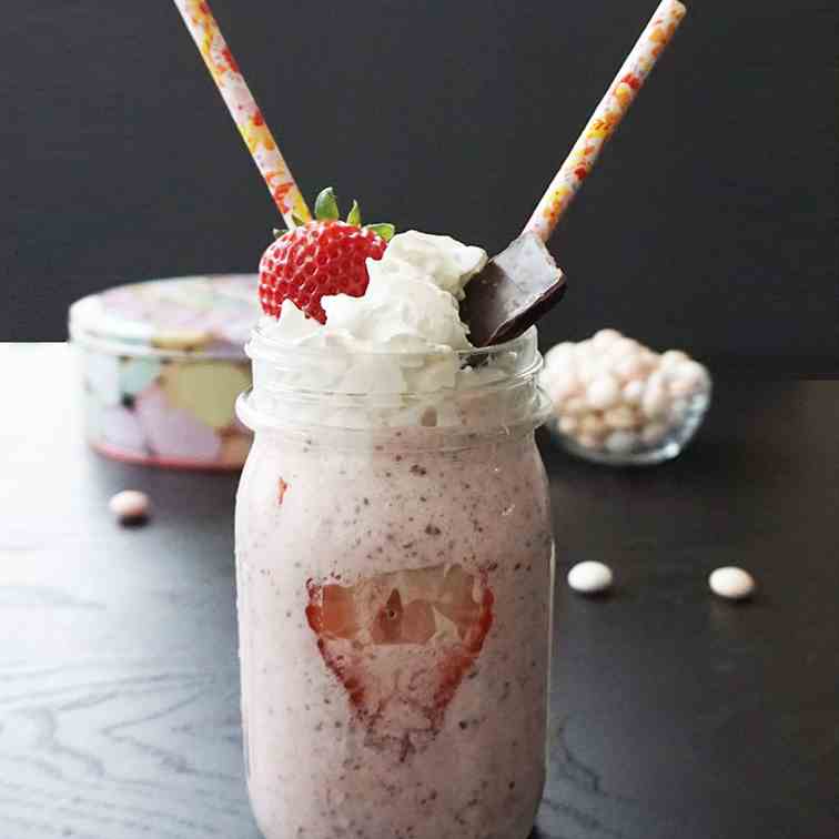 Strawberry passion fruit smoothie