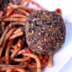 Vegan Mushroom-Walnut Meatballs