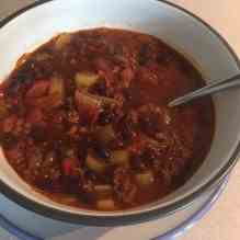 Black Bean Chorizo Soup