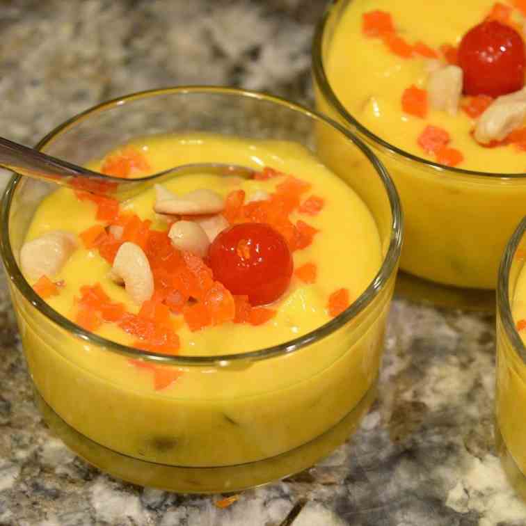 Mango Custard Recipe