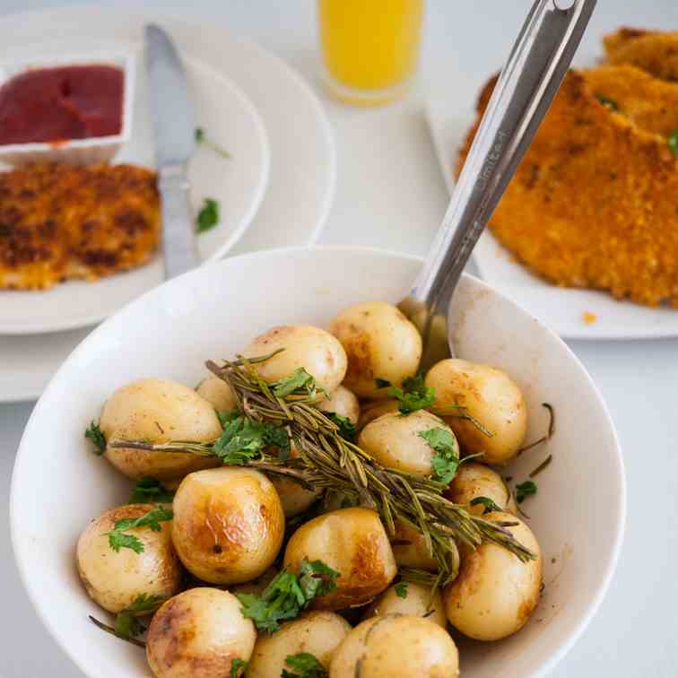 Lemon Rosemary Roast Potatoes