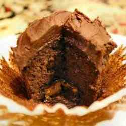 Reese's Dark Chocolate PB Cup-Cakes