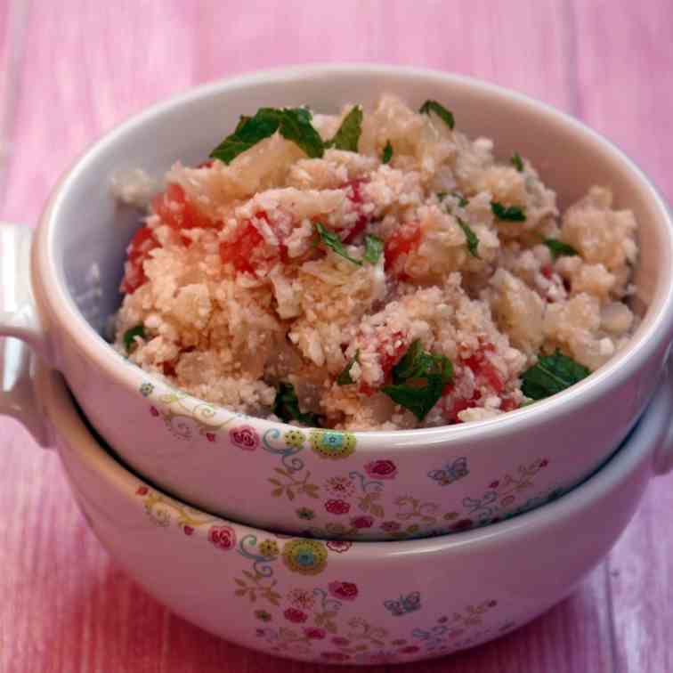 Taboule de coliflor