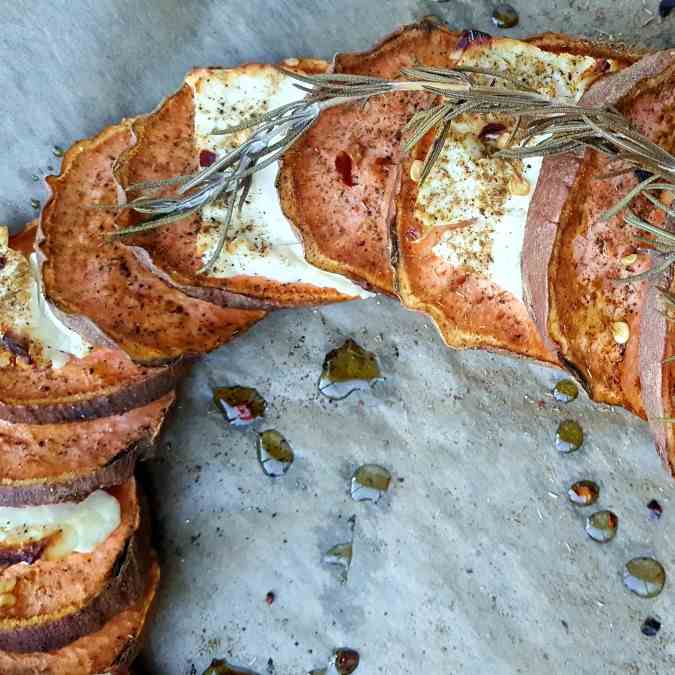 Baked sweet potato 