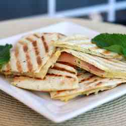 Gruyere and Prosciutto Tortillas