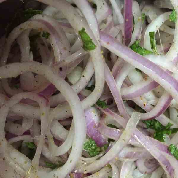 Onion Chat Masala Salad