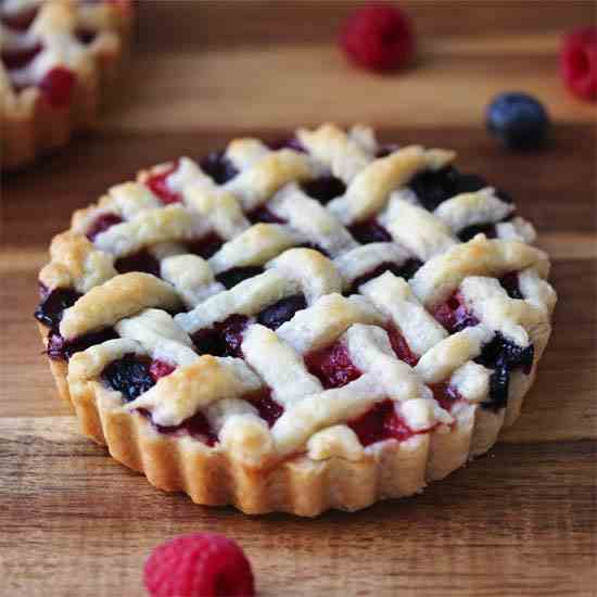 Mini Mixed Berry Pies