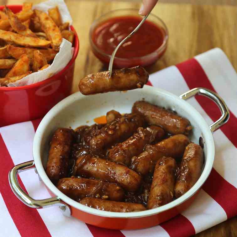 Easy Masala Sausages