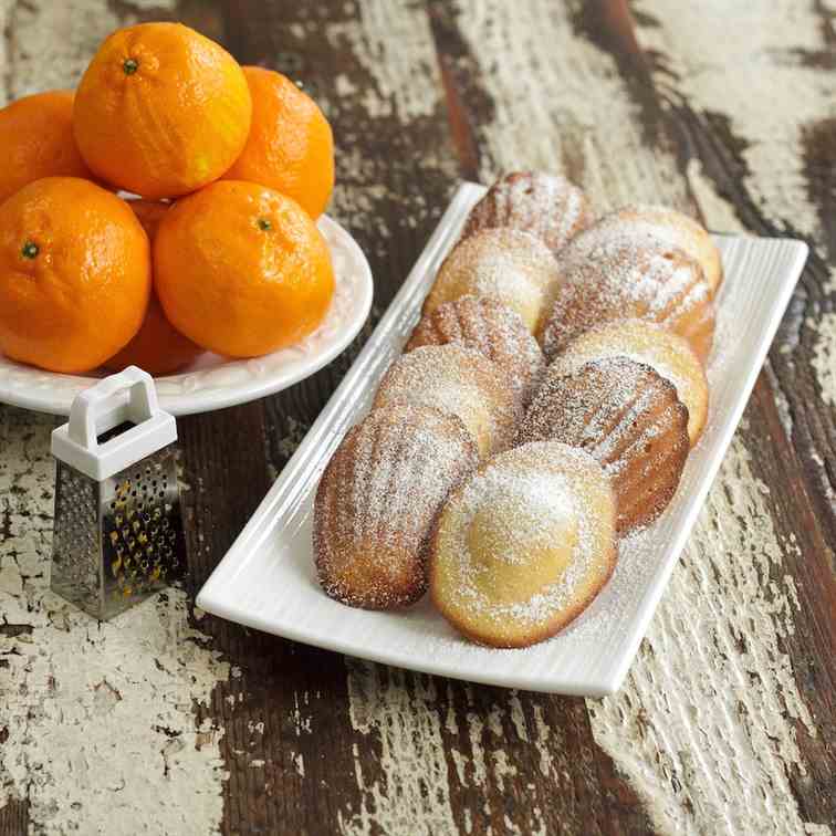 Madeleines au Mandarine