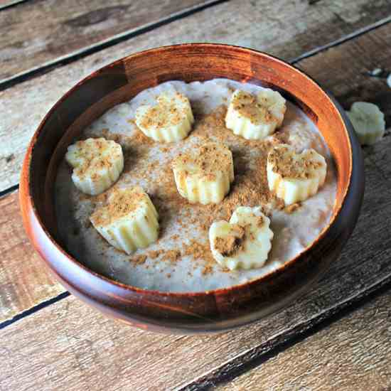 Banana Buckwheat Porridge 
