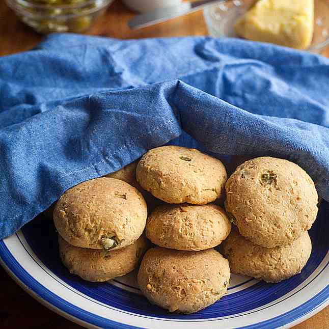 Cheddar jalapeno cheese biscuits