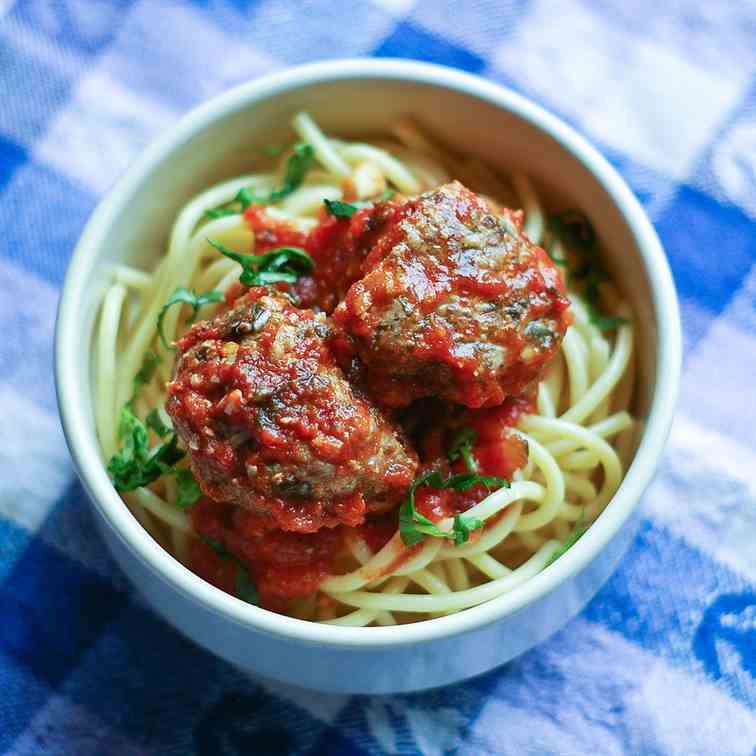 Meatballs with Kale