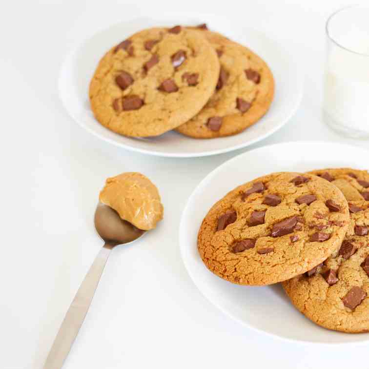 Peanut Butter Chocolate Chip Cookies