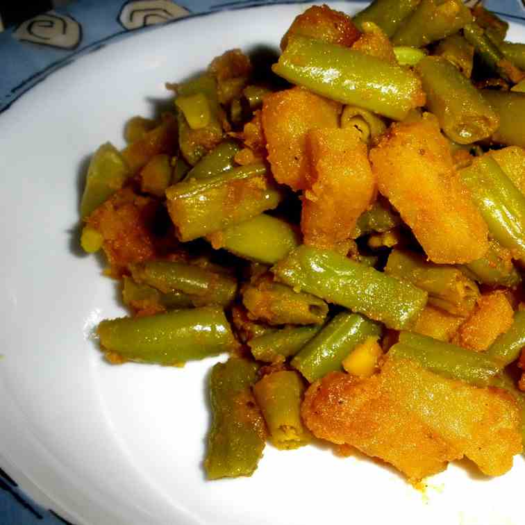 Aloo Beans Recipe