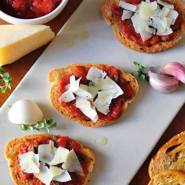 Home Made Garlic Bruschetta