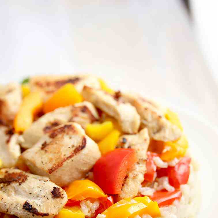 Chicken Bell Pepper Rice