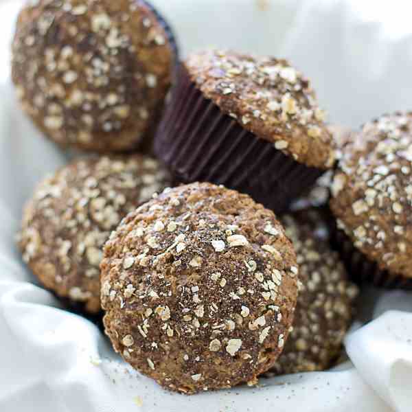 100% Wholegrain Oat Muffins