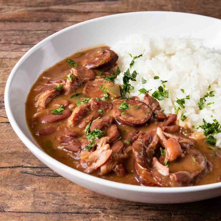 instant pot red beans and rice