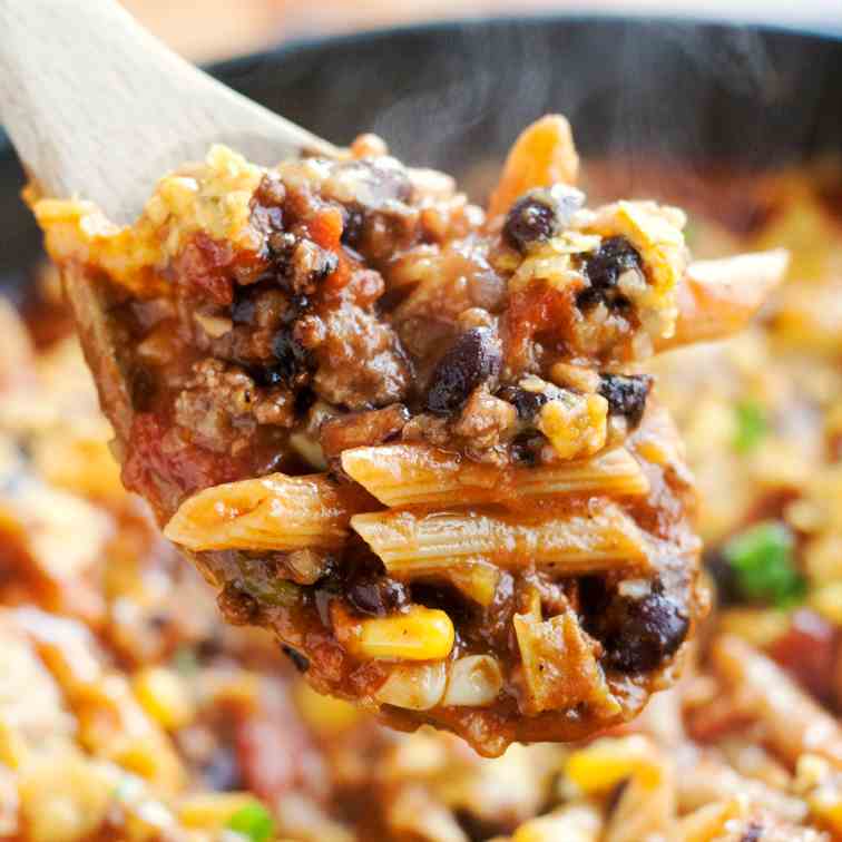 20 Minute Taco Pasta