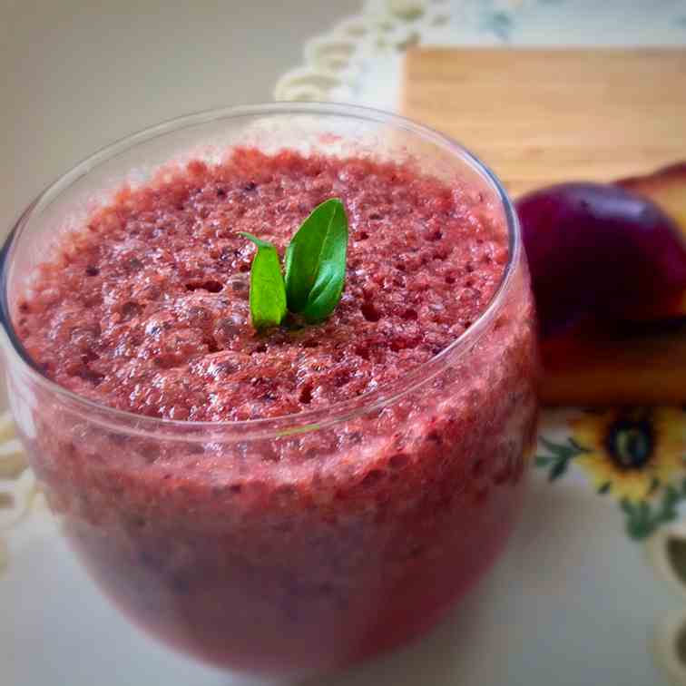 Plum Pomegranate Smoothie