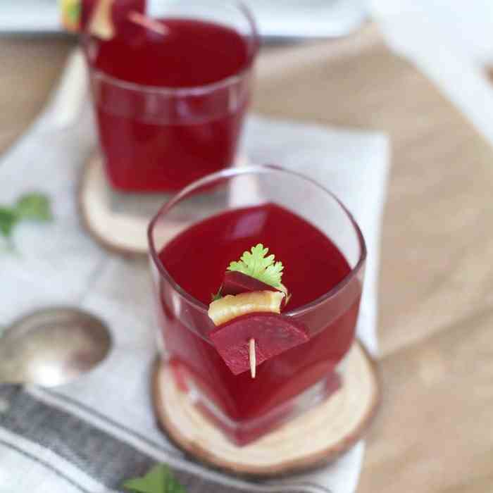 Beet Cilantro Pineapple Margarita