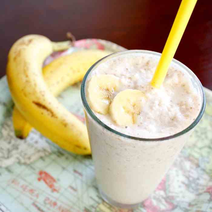 Peanut Butter and Banana Smoothie