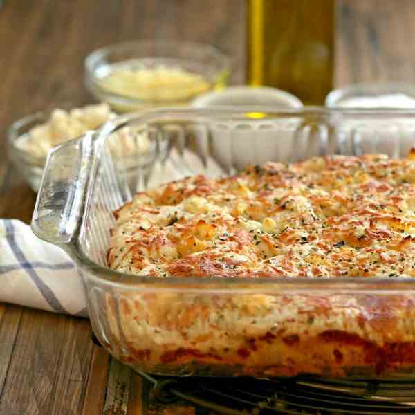 Beginner's Three Cheese Foccacia