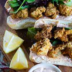 Oyster Po' Boys with Spicy Remoulade