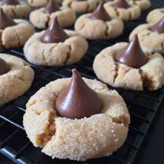 Peanut Butter Blossom Cookies