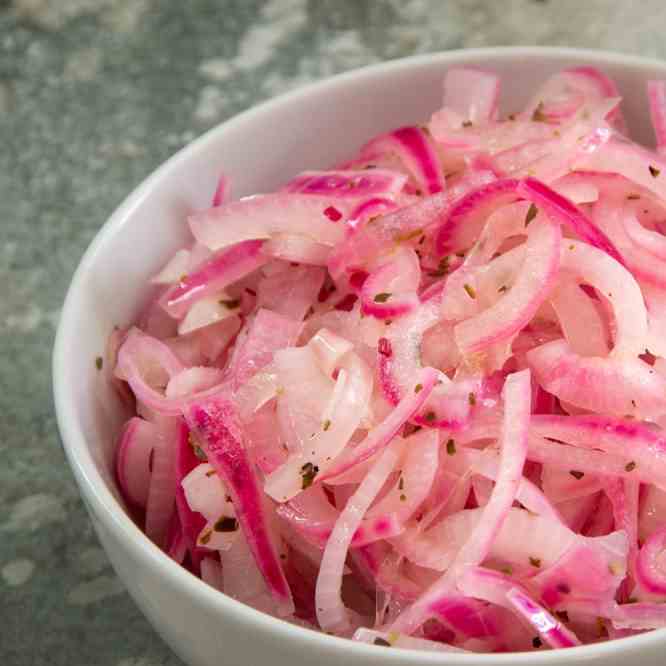 Quick Pickled Red Onions