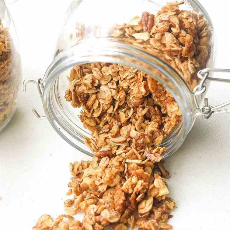 Coconut Maple Walnut Granola