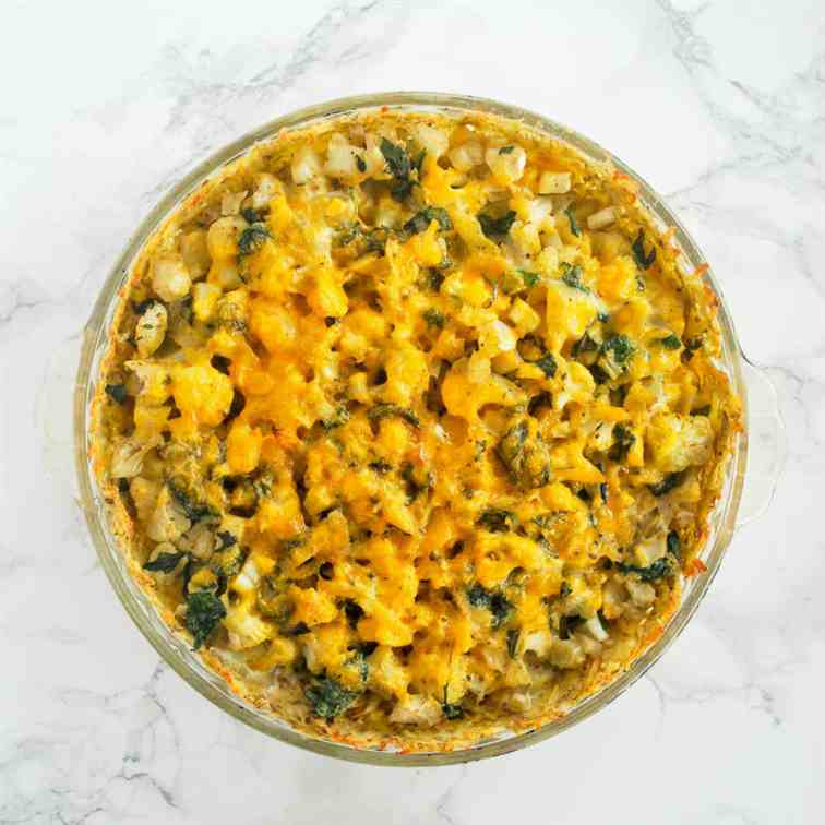 Cauliflower and Cheese Pie