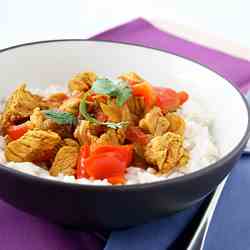 Chicken Vindaloo with Vegetables