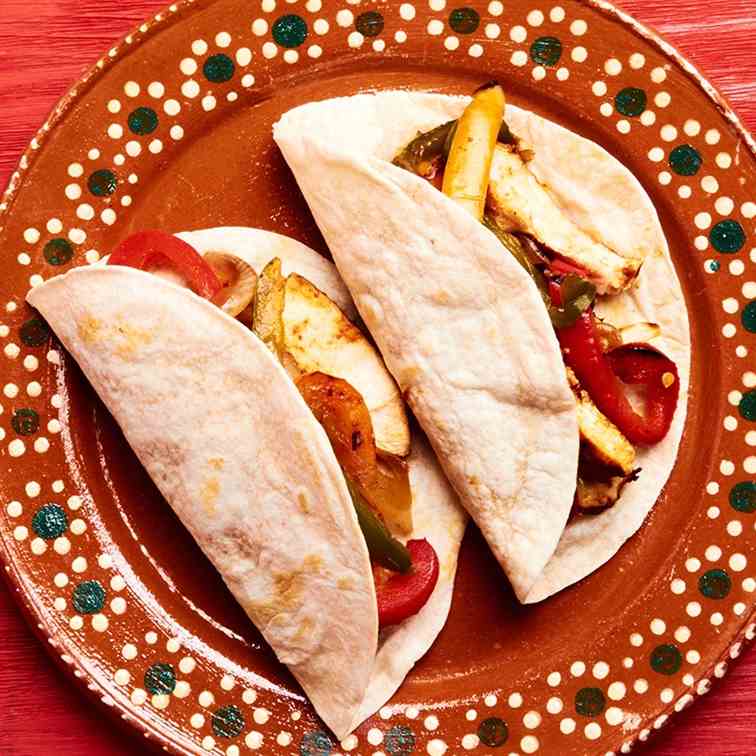 Chicken Fajitas Tacos