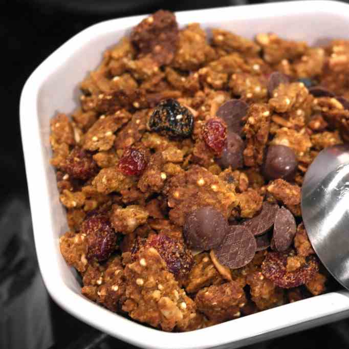 Fall Granola with Pumpkin